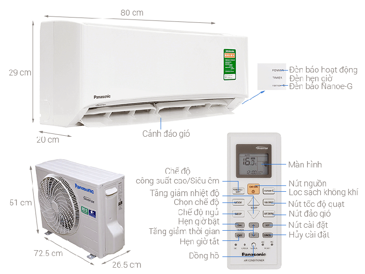 may-lanh-panasonic-pu12ukh-inverter-1hp