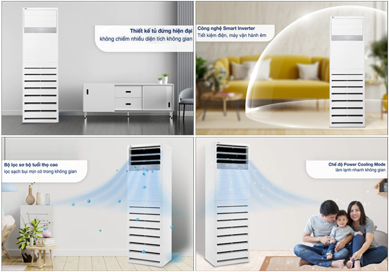 Máy lạnh tủ đứng LG APNQ36GR5A4
