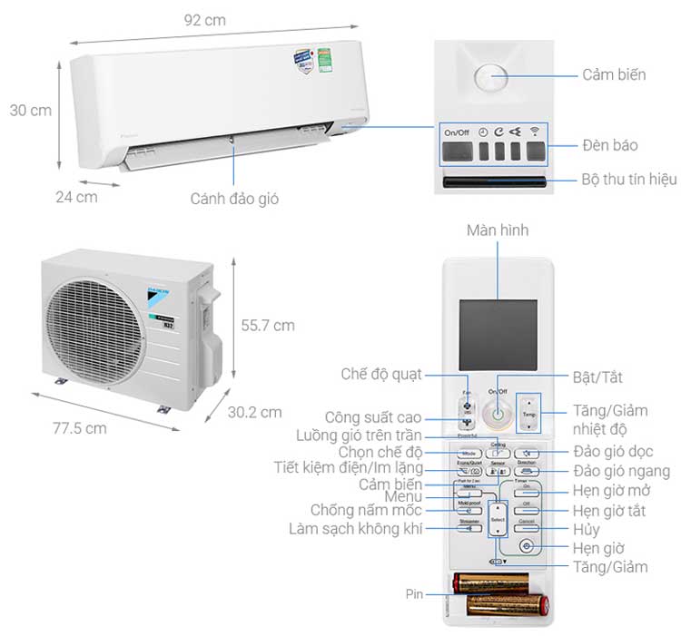 daikin-FTKZ25VVMV-1hp
