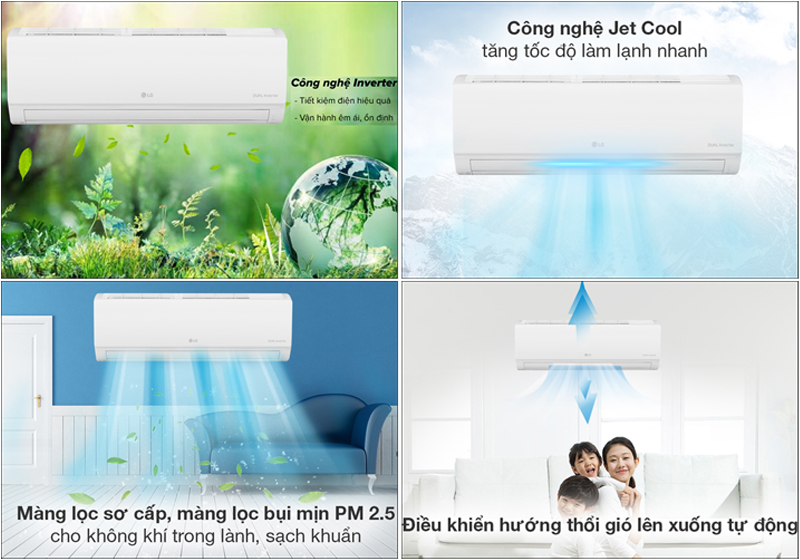 máy lạnh LG V10WIN 1 Hp Inverter model 2023