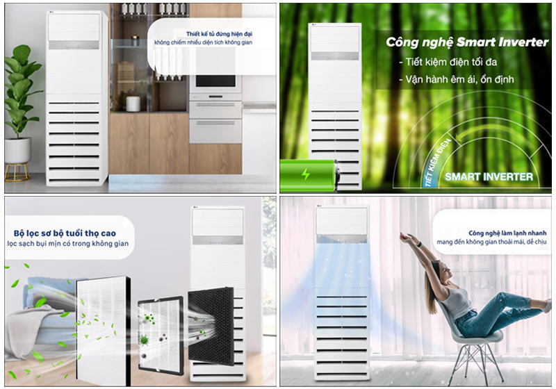 Máy lạnh tủ đứng LG ZPNQ30GR5E0