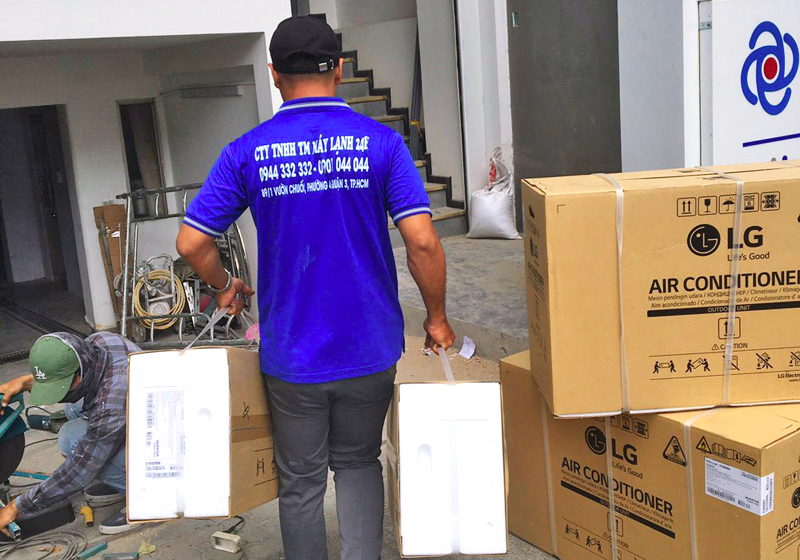 thi công máy lạnh công trình