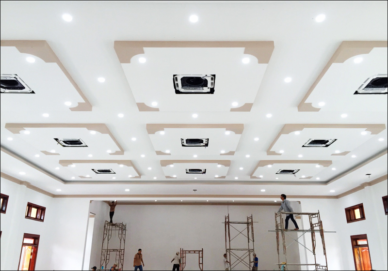 Thi công máy lạnh âm trần Lg
