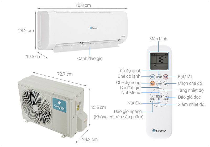 máy lạnh Casper TC-09IS35